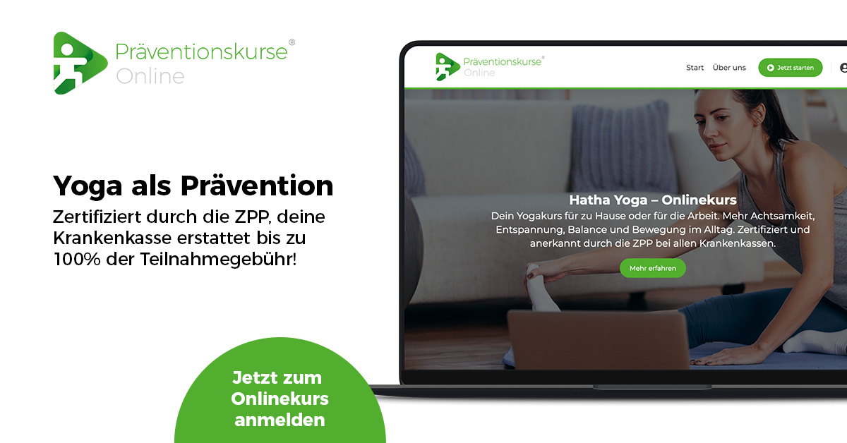 Onlinekurs Yoga Prävention Stress