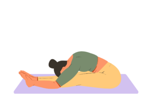 Yoga Übung zur Entgiftung, Vorwärtsbeuge
