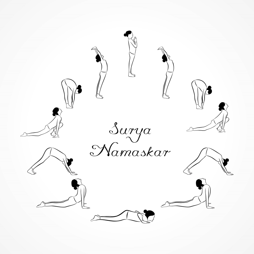 Sonnengruß Yoga Achtsamkeit Weihnachten